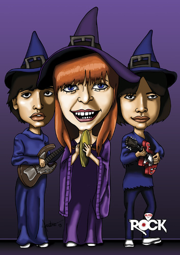 Cartoon: Mutantes (medium) by mitosdorock tagged rock,mutantes,rita,lee