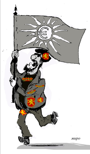 Cartoon: aktivist (medium) by Miro tagged aktivist