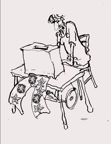 Cartoon: elektions (medium) by Miro tagged elektions