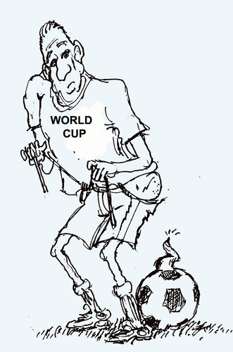 Cartoon: FOOTBALL (medium) by Miro tagged football