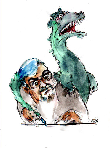 Cartoon: Naravanio (medium) by Miro tagged mexiko