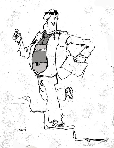 Cartoon: no tex (medium) by Miro tagged no,tex