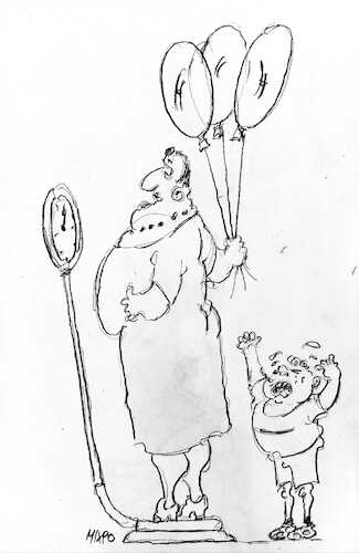 Cartoon: no text (medium) by Miro tagged no,text