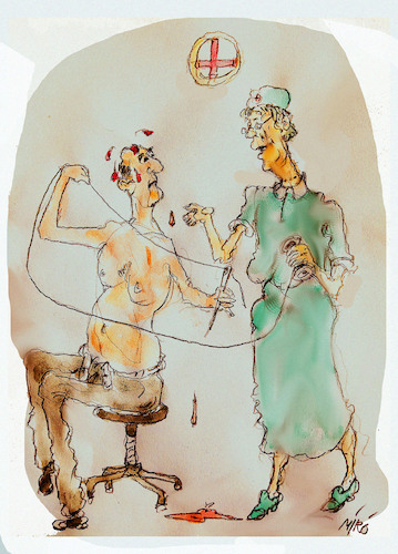 Cartoon: no text (medium) by Miro tagged no,text