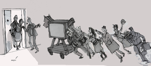 Cartoon: trojan horse (medium) by Miro tagged trojan,horse