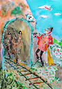 Cartoon: no text (small) by Miro tagged no,text