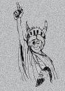 Cartoon: statue of liberty (small) by Miro tagged statue,of,liberty
