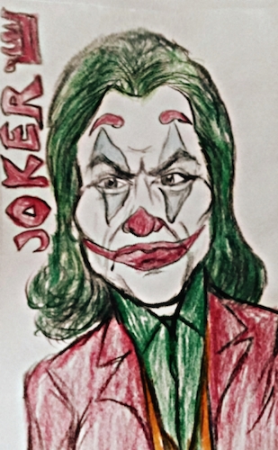 Cartoon: Joker (medium) by SiR34 tagged joker,batman