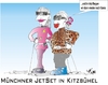 Cartoon: Jet Set Kitzbühel (small) by An Geli Ka tagged promis,jet,set,kitzbühl,chic,girls,ski,skiing