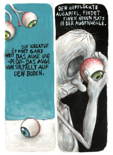 Cartoon: Op Ticks (medium) by Einauge tagged augen