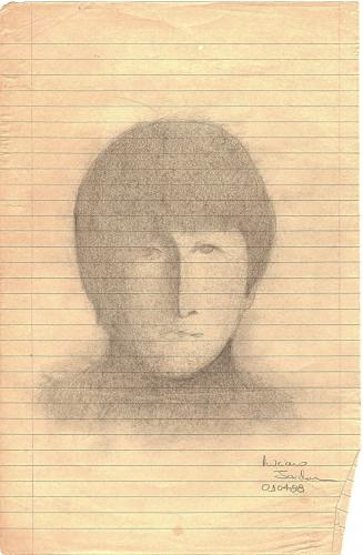 Cartoon: John Lennon (medium) by LucianoJordan tagged john,lennon,beatles,grafite