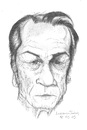 Cartoon: Tommy Lee Jones - grafite (small) by LucianoJordan tagged actor,american,tommy,lee,jones,grafite,caricature,movie