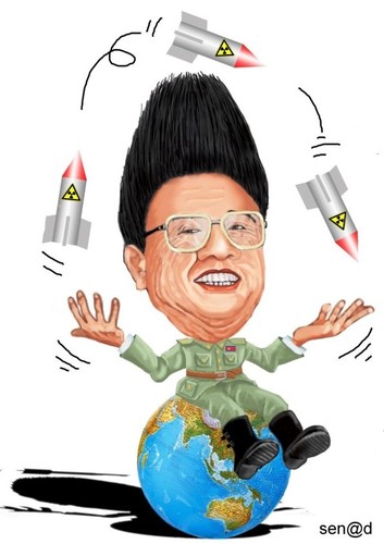 Cartoon: Kim Jong II (medium) by Senad tagged kim,jong,senad,nadarevic,bosnia,bosna,karikatura