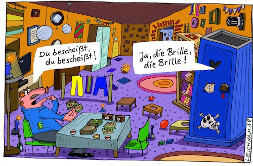 Cartoon: Kartenspiel (medium) by Leichnam tagged kartenspiel,bescheißen,beschiss,klo,klobrille,dixi,leichnam,leichnamcartoon