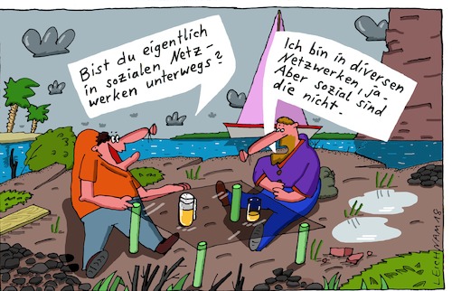 Cartoon: Mal angefragt (medium) by Leichnam tagged angefragt,insel,soziale,netzwerke,divers,unsozial,antwort,mitnichten,glastisch,leichnam,leichnamcartoon,internet