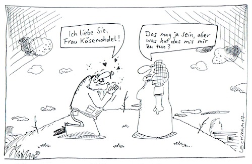 Cartoon: Rahnsdorf Süd (medium) by Leichnam tagged rahnsdorf,süd,anschmachten,frau,käsemohdel,herzen,leichnam,leichnamcartoon