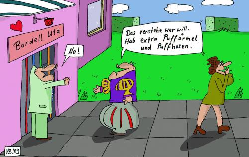 Cartoon: Rotlicht-Geschichten (medium) by Leichnam tagged rotlicht,bordell,puff,uta