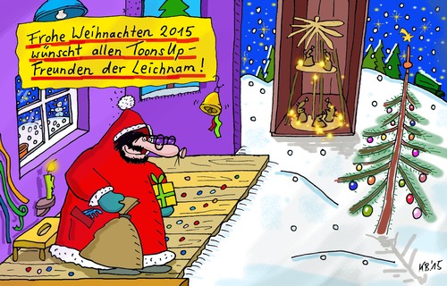 Cartoon: Wunsch (medium) by Leichnam tagged erzgebirge,pyramide,betlehem,von,stern,winter,leichnam,freunde,2015,weihnachten,frohe,wunsch