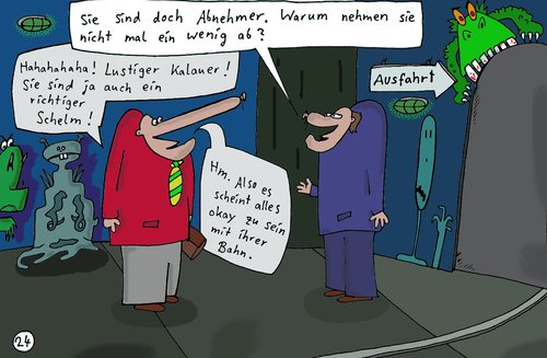 Cartoon: E. Rückschädel (medium) by Leichnam tagged rückschädel,leichnamcomic,gerhard,siegling,ehrhardt,geisterbahn,rummelplatz,schausteller,gao