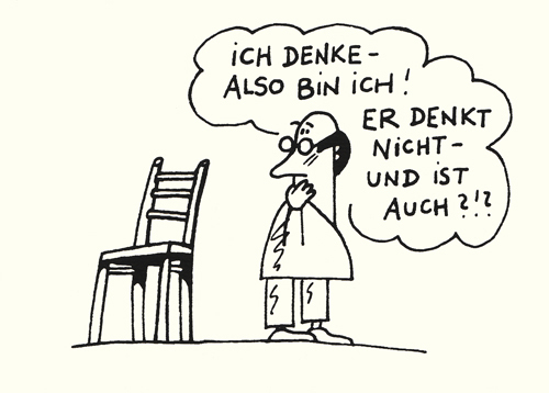 Cartoon: Stuhl (medium) by Leichnam tagged stuhl,sein,philosophie,leuchte,frank