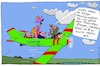 Cartoon: Ausflug (small) by Leichnam tagged ausflug,flugzeug,reiseleiter,flugbegleiter,haufenwolken,wolken,linksseitig,rechtsseitig,fassrollen,kunststücke,flug,fliegen,leichnam,leichnamcartoon