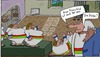 Cartoon: Bewegung 2 (small) by Leichnam tagged bewegung,turnhalle,sport,frei,frau,rumsfeld,dick,fett,körperertüchtigung