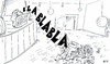Cartoon: Blablabla (small) by Leichnam tagged blablabla,redner,rednerpult,rede,sprechen,belanglos,sinnfrei,aua