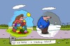 Cartoon: Frau und Mann (small) by Leichnam tagged frau,und,mann,scheidung,ehe,zorn,wut,hass,auseinander,sommer,winter,inge,detlef