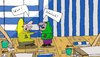Cartoon: Idiot (small) by Leichnam tagged idiot,dämlack,tapete,tapezieren,renovieren,vorrichten
