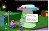 Cartoon: In der Nacht (small) by Leichnam tagged in,der,nacht,ufo,beleuchtung,beleuchtungsfimmel,ehe,am,tisch,speis,und,trank,lichterkette,mond,leichnam,leichnamcartoon