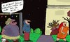 Cartoon: Innige Blicke (small) by Leichnam tagged innig blicke medusa gorgone nacht eheweib eifersucht