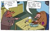 Cartoon: Restaurant (small) by Leichnam tagged restaurant,chef,boss,bösartig,entpannt,lüge,essen,trinken,wut,zorn,hass