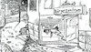 Cartoon: Tiefe Nacht (small) by Leichnam tagged nacht,bürgerzentrum,schlafen,schnarchen,briefkasten