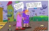 Cartoon: Unterwegs mit einer Dame (small) by Leichnam tagged unterwegs,dame,adolf,uhrzeit,gegenstände,spielzeug,bälle,plüschtiere,leichnam,leichnamcartoon