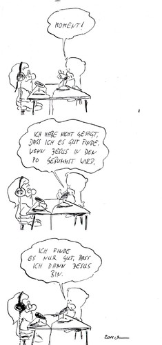 Cartoon: Betr. Krippenspiel (medium) by kusubi tagged kusubi