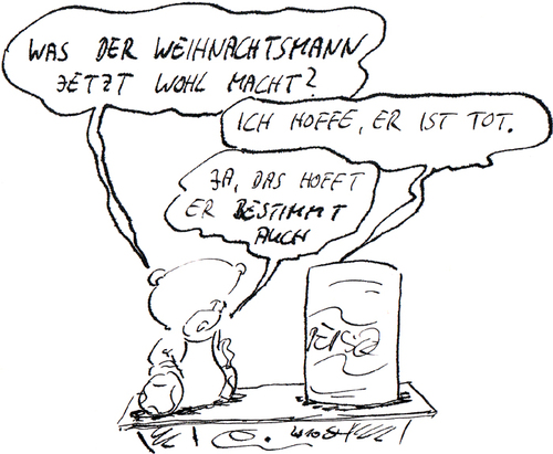 Cartoon: Frühlingsfragen (medium) by kusubi tagged kusubi