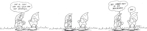 Cartoon: glücklich (medium) by kusubi tagged kusubi