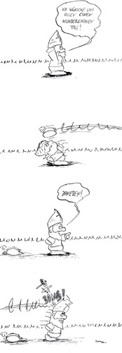 Cartoon: Kikeriki 2 (medium) by kusubi tagged kusubi