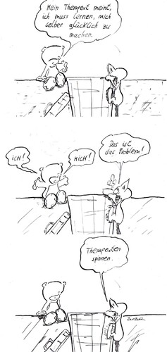 Cartoon: klare Sicht (medium) by kusubi tagged kusubi
