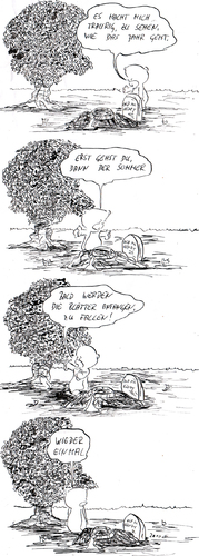 Cartoon: leaves (medium) by kusubi tagged kusubi