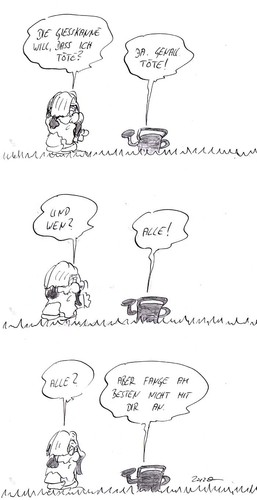 Cartoon: W. d. G. m. d. I. s. (medium) by kusubi tagged kusubi