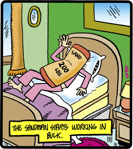 Cartoon: Bulk Sandman (medium) by cartertoons tagged fairy,tales,sandman,sleep,fairy,tales,sandman,sleep