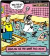 Cartoon: Polo Savior (small) by cartertoons tagged jesus,water,polo,pool,coach