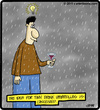 Cartoon: Tiny Drink Umbrella (small) by cartertoons tagged drink,umbrella,rain,spirits,glass