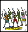 Cartoon: Zumbie (small) by cartertoons tagged zumba,dance,exercise,zombie,class