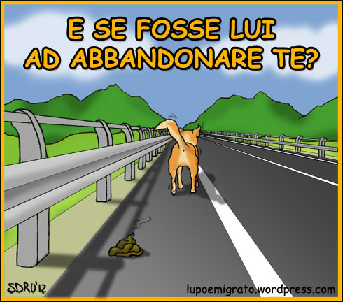 Cartoon: Abbandoni Estivi (medium) by sdrummelo tagged dogs,animal,summer,dropping