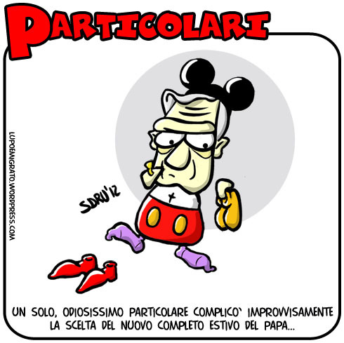 Cartoon: Odiosi particolari (medium) by sdrummelo tagged pope,joseph,ratzinger