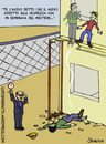 Cartoon: Addetto alla sicurezza (small) by sdrummelo tagged sicurezza,lavoro,nero,operai
