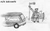 Cartoon: Alte bekannte (small) by swenson tagged tod,auto,treffen