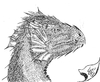 Cartoon: Drache 2011 (small) by swenson tagged dragon,drache,john,howe